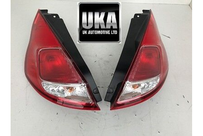 FORD FIESTA MK9 13-17 PAIR  STANDARD TYPE REAR LIGHTS LAMPS TAIL LIGHT COMPLETE