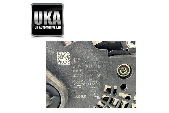 ALTERNATOR GX73-10300-DF RANGE ROVER SPORT 2.0 MK2 PETROL TURBO 2021 3,000K