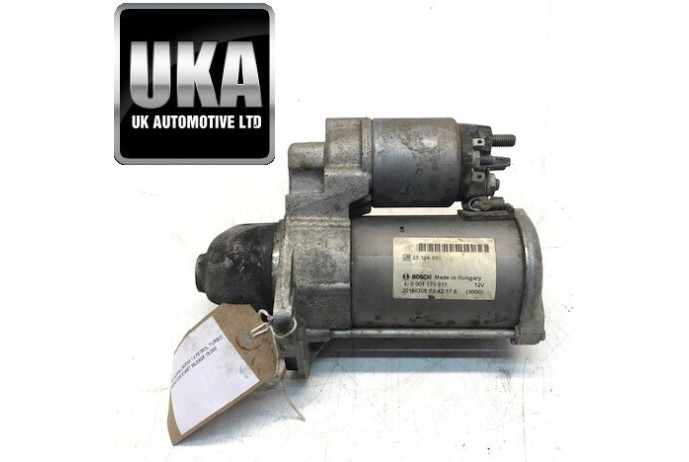 STARTER MOTOR VAUXHALL MOKKA 1.4 PETROL TURBO 2016
