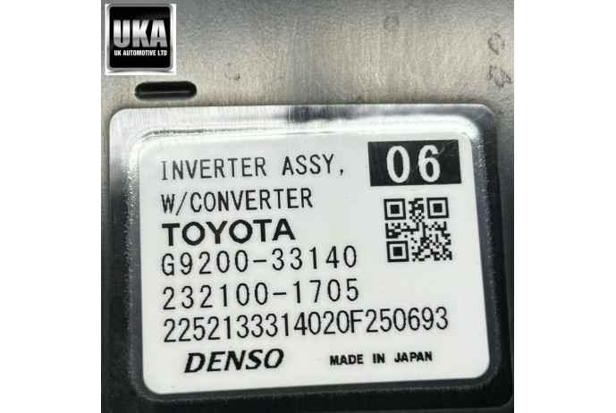 INVERTER G9200-33140 TOYOTA RAV-4 RAV4 2.5 PETROL HYBRID MK5 2487CC 2021 28,000M