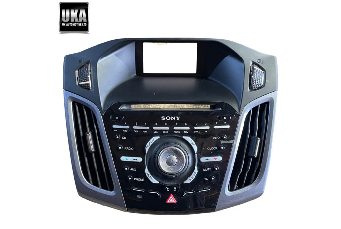 SONY BM5T-18K811-MA FORD FOCUS GRAND CMAX DASH DISPLAY CD PLAYER RADIO FACIA #8