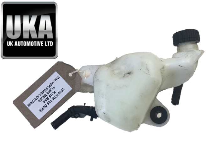 2018 KTM 125 125CC DUKE PLASTIC WATER COOLANT HEADER TANK