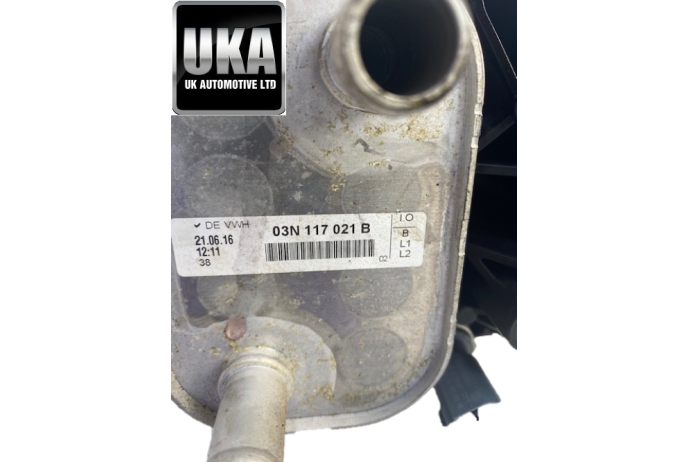 2017 VOLKWAGEN AUDI SKODA VW 2.0 TDI OIL FILTER HOUSING WITH COOLER 03N 117021B