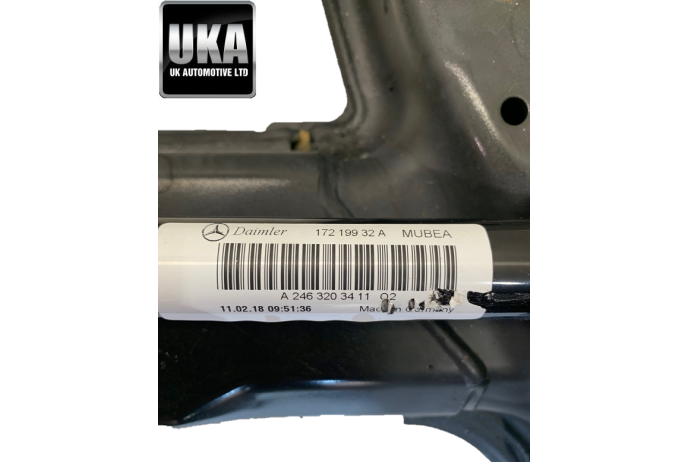  SUBFRAME MERCEDES A200 2018 2.1 D FRONT SUBFRAME AND ANTI ROLL SWAY BAR