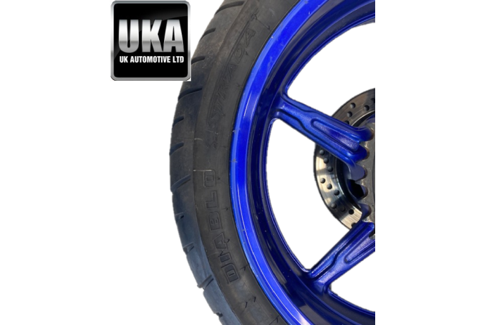 REAR WHEEL SUZUKI SFV 650 AL5 2015 650CC REAR WHEEL TYRE SPROCKET DISC 160 60 17