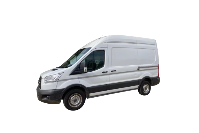 DOOR FORD TRANSIT MK8 WHITE PASSENGER FRONT DOOR LEFT NEARSIDE 2014-2018