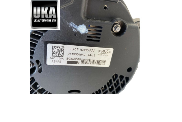 ALTERNATOR LX6T-10300-FAA TRANSIT CONNECT 2019 1.5 FORD TDCI 14V 150AMP
