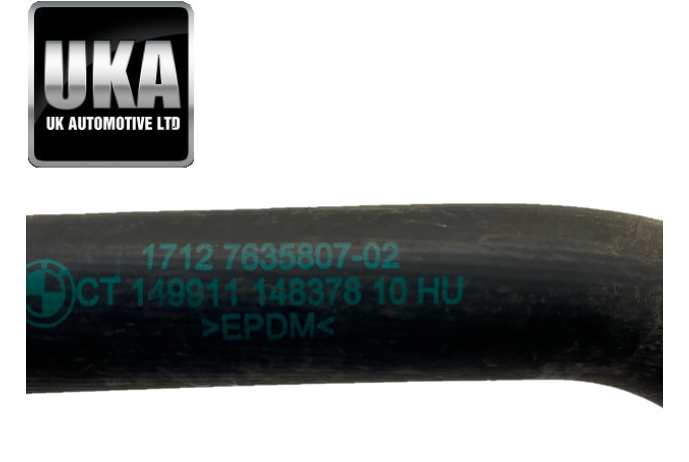 2017 BMW 420 F33 2.0 DIESEL M SPORT RADIATOR WATER COOLANT HOSE 7635807