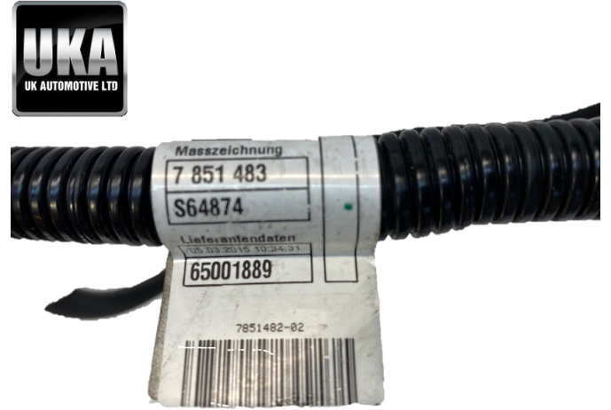 2015 BMW M4 M3 3 4 SERIES F82 STARTER MOTOR POSITIVE BATTERY CABLE 7851483