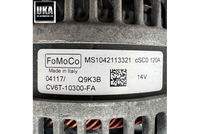 ALTERNATOR CV6T-10300-FA FORD FIESTA 1.0 MK7 MK9 120AMP ECOBOOST 2011-2017