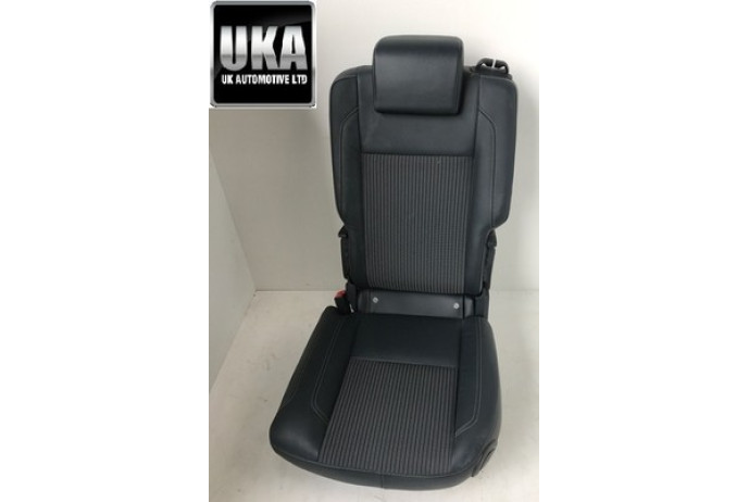 FORD FOCUS C MAX 2010-2014 REAR FOLDING HALF LEATHER SEAT PASSENGER SIDE LEFT