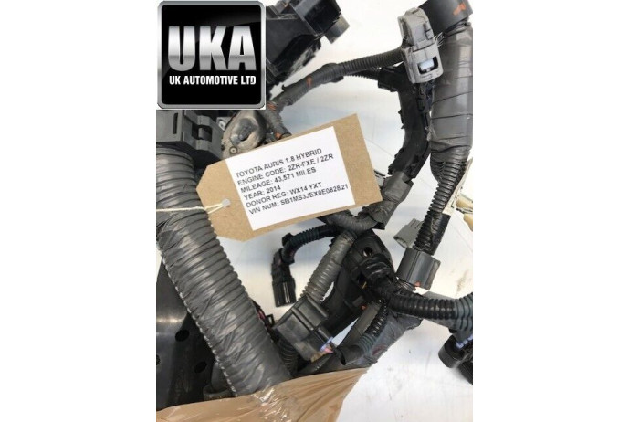WIRING HARNESS TOYOTA AURIS EXCEL 2014 1.8 PETROL HYBRID AUTOMATIC ENGINE LOOM 
