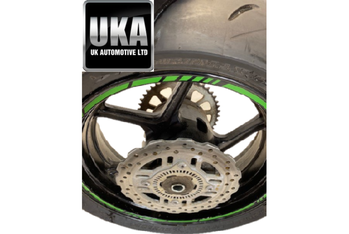 WHEEL KAWASAKI ZR 800 WHEEL 2018 DGFA ABS REAR WHEEL TYRE DISC SPROCKET
