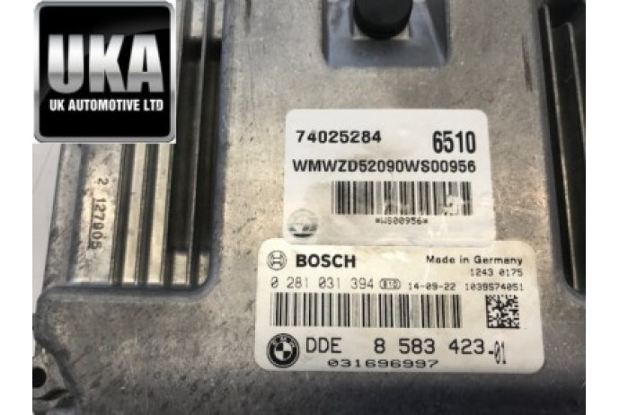 ECU 8583423 BMW MINI COUNTRYMAN 1.6 DIESEL ENGINE MANAGEMENT N47C16A 2014