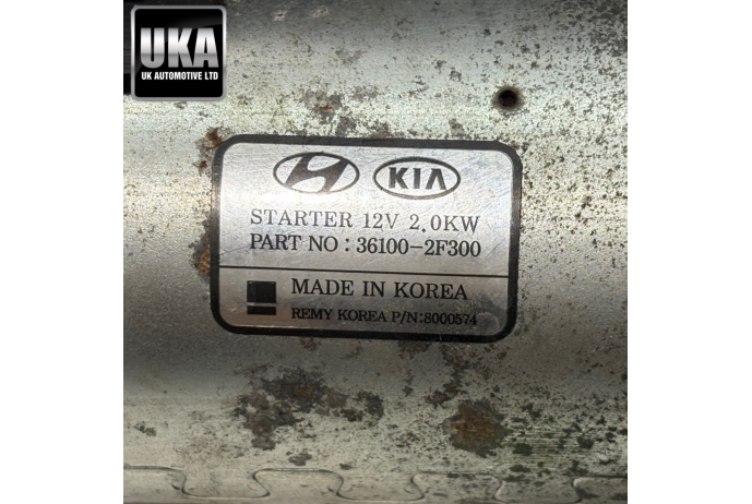 STARTER 36100-2F300 KIA SPORTAGE MK4 2.0 CRDI DIESEL STARTER MOTOR 12V 2.0KW