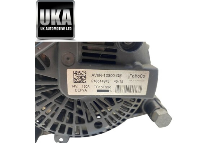 ALTERNATOR AV6N-10300-GE FORD KUGA 1.5 TDCI 2018 150 AMP 14V GENERATOR 7K