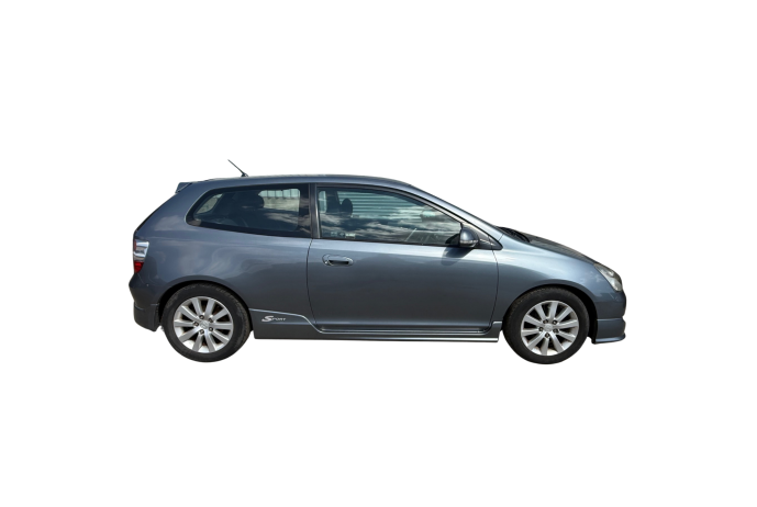 DOOR HONDA CIVIC MK7 SPORT EP23 RIGHT DRIVERS DRIVER 3 DOOR IN GREY