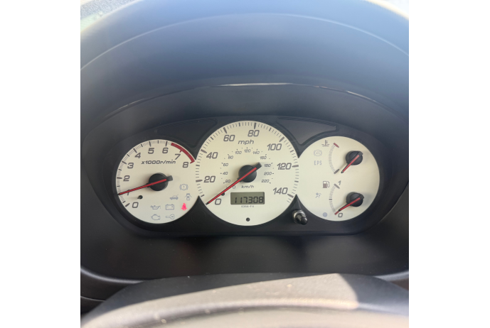 SPEEDO HONDA CIVIC MK7 SPORT EP23 DASH CLOCK INSTRUMENT CLUSTER 117,308 MILES