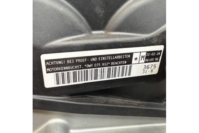 ENGINE DWY VOLKSWAGEN 1.6 1598CC PETROL CADDY GOLF POLO 0 MILES NEW COMPLETE