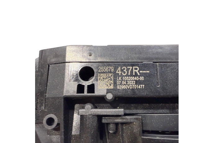 STALK SWITCH 255679437R RENAULT TRAFFIC 2.0 DCI SQUIB CLOCK SPRING 2022 19-2022