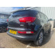 BUMPER KIA SPORTAGE MK3 REAR BUMPER COMPLETE IN BLACK PARKING SENSORS E6 2016