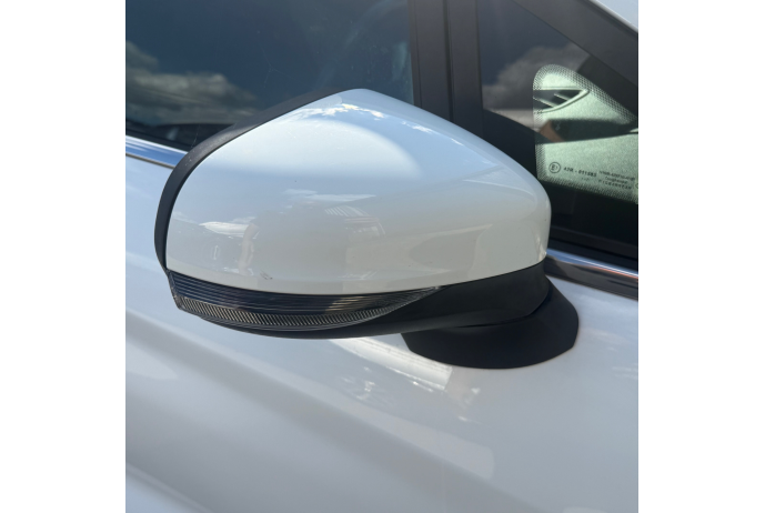 MIRROR H1BB-17E714-AD FORD FIESTA MK8 WHITE WING DOOR RIGHT DRIVERS 2017 - 2021