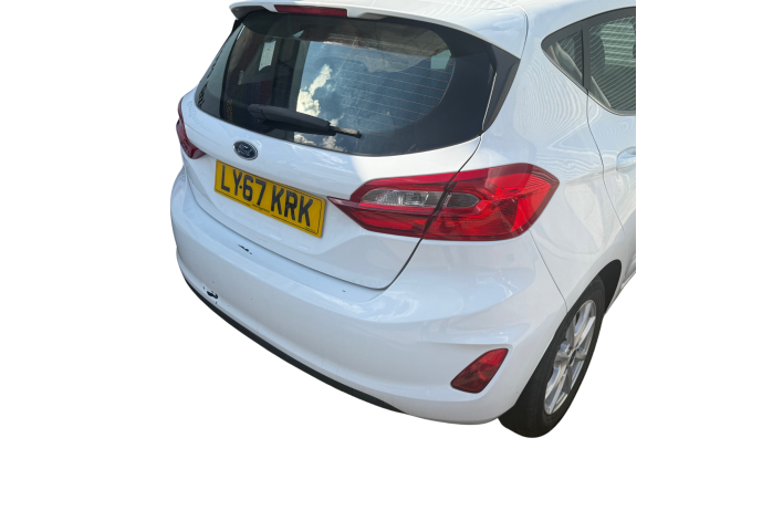 BUMPER H1BB-17906-A1E57VT FORD FIESTA MK8 REAR IN WHITE 2017 - 2021