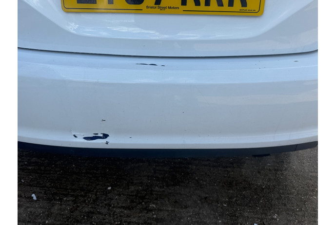 BUMPER H1BB-17906-A1E57VT FORD FIESTA MK8 REAR IN WHITE 2017 - 2021