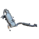 DPF 1664079X FORD TRANSIT 2.0 RWD E6 ECOBLUE CAT CONVERTER EXHAUST FILTER DPF3A