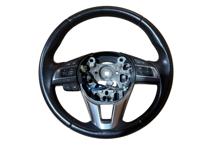 STEERING WHEEL KD45K02 MAZDA CX-5 MK1 MULTIFUNCTION LEATHER 2013-2017