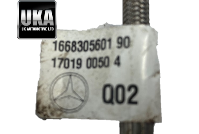 2018 MERCEDES BENZ C43 3.0 V6 AMG RIGHT EXTINGUISHER BRAIDED HOSE A1668305601   