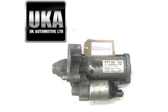2017 PEUGEOT 2008 1.6 HDI DIESEL STARTER MOTOR 9675660680 BOSCH 