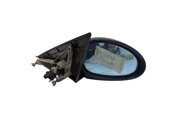 MIRROR BMW 1 SERIES E87 DOOR WING MIRROR IN BLACK DRIVERS RIGHT 2008