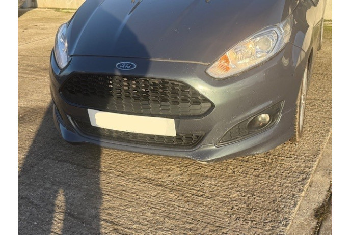 BUMPER FORD FIESTA MK7 ZETEC S FRONT IN MIDNIGHT SKY GREY