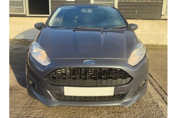 BUMPER FORD FIESTA MK7 ZETEC S FRONT IN MIDNIGHT SKY GREY