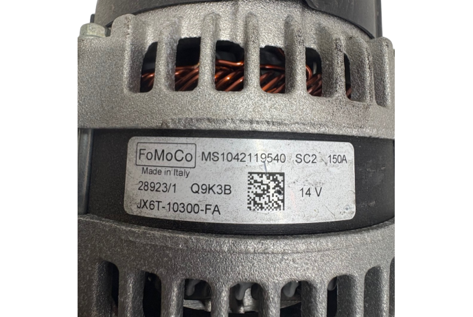 ALTERNATOR JX6T-10300-FA FORD TRANSIT COURIER 1.0 GENERATOR 150AMP 2024 1,000M
