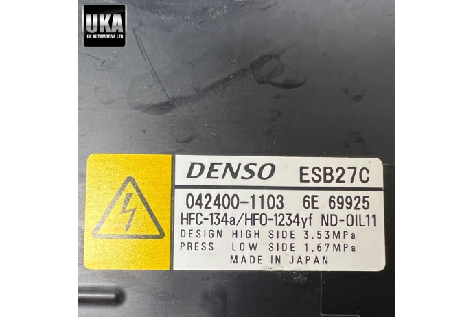 PUMP 042400-1103 TOYOTA RAV 4 2.5 HYBRID MK5 2021 AIR CON AC COMPRESSOR ESB27C