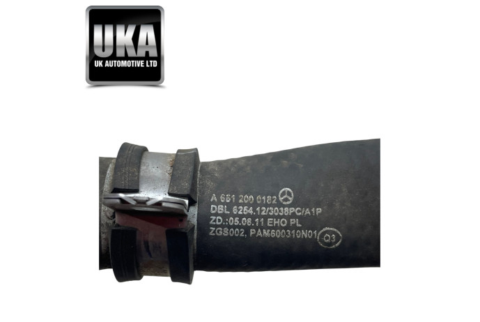 PIPE A6512000182 MERCEDES A CLASS 2.1 DIESEL W176 14-18 WATER COOLANT HOSE