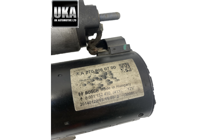 STARTER MOTOR A2709060700 MERCEDES A180 1.6 TURBO PETROL 2015