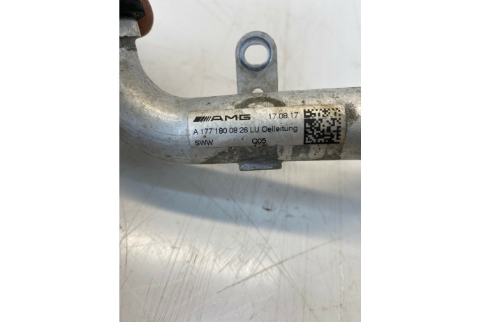 MERCEDES C63 AMG 4.0 V8 TURBO OIL HOSE PIPE A1771800826 / 177.980