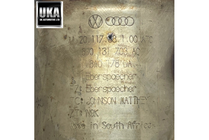 CATALYTIC CONVERTER 8W0131703AC AUDI A4 2.0 TFSI MK5 B9 1984CC MHEV EXHAUST 2020