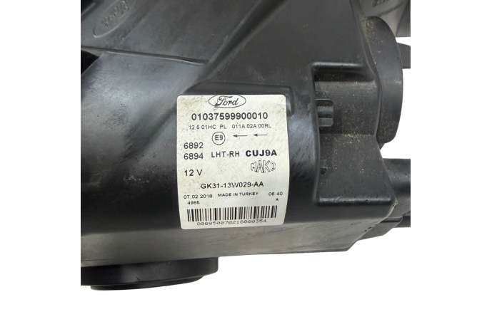 HEADLIGHT GK31-13W029-AA FORD TRANSIT MK8 HEAD LIGHT LAMP DRIVERS RIGHT 14-2019