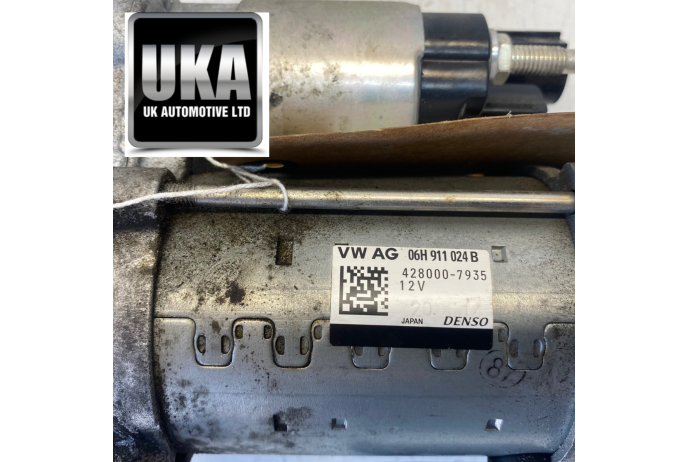 STARTER 06H 911 024 B AUDI A5 S LINE 1.8 PETROL TURBO 2015 STARTER MOTOR