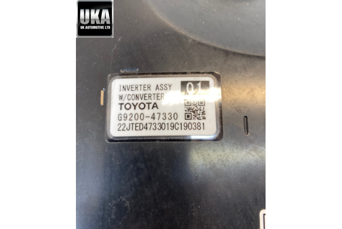VOLTAGE INVERTER CONVERTER TOYOTA COROLLA HYBRID VVT-I 2019 G9200-47330
