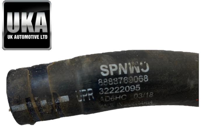 COOLANT HOSE 32222095 VOLVO V40 T3 2.0 TURBO PETROL 2016 