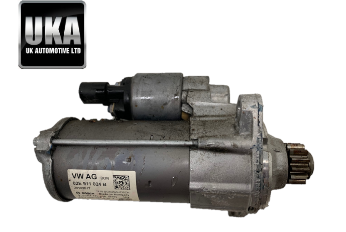 STARTER MOTOR 02E911024B AUDI RS3 MK3 2480CC 2.5 TURBO PETROL 2017 32,751MILE