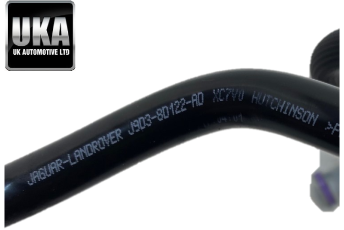 2020 JAGUAR IPACE I-PACE INLET VACUUM PIPE HOSE  J9D3-8D122-AD 1,000M