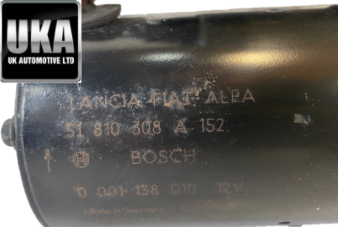 2018 FIAT 500X MULTIJET 1598 1.6 DIESEL BOSCH STARTER MOTOR 51810308A152