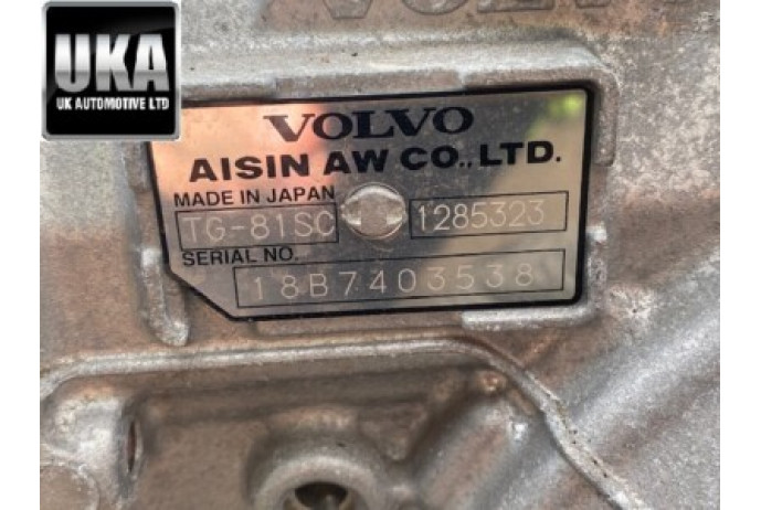 GEARBOX TG-81SC VOLVO XC40 T5 MK1 2.0 TURBO PETROL AWD AUTOMATIC 2018 1285323