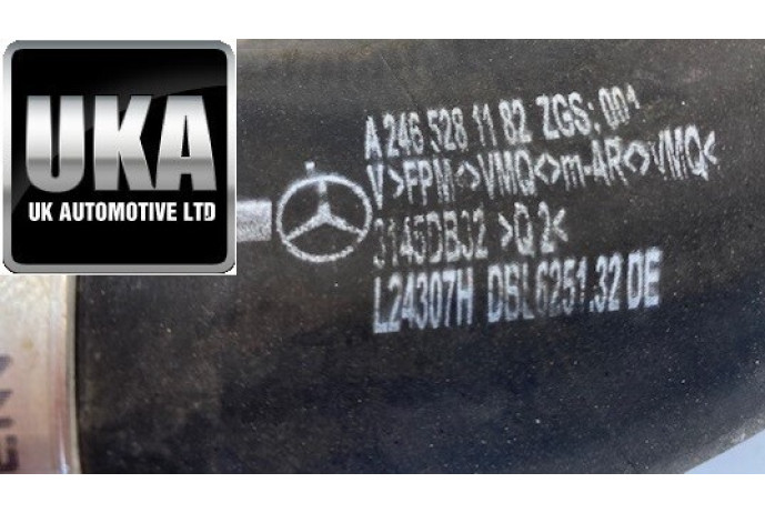 2015 MERCEDES A CLASS 2.1 DIESEL INTERCOOLER PIPE HOSE A2465281182